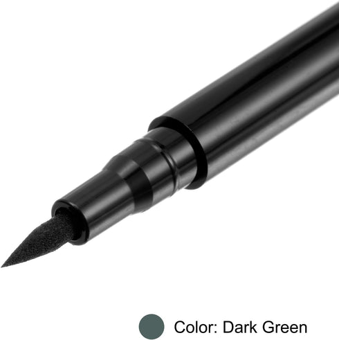 3pcs Fabric Markers Permanent Dye Paint Textile Marker Pens Fine Tip for DIY Clothes Shoe, Dark Green...