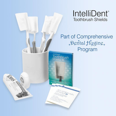 Toothbrush Shields - Toothbrush Head Cover Caps - Breathable, Quick-Drying & Disposable - Perfect for Travel, Home & Office Use - 20 Count (Pack o...