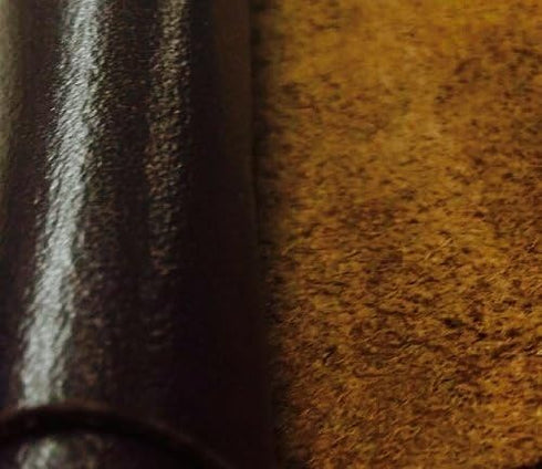 Reed Leather Hides - Cow Skins (8 inches X 11 Inches, Dark Brown)...