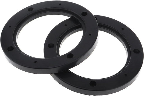 PENCK 5" Universal Black Speaker Spacers Plastic Spacer Rings Adaptor Ring Mounting Bracket for Auto Car 2pcs...