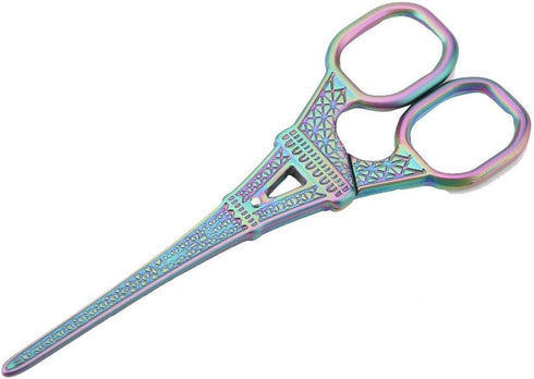 Eiffel Tower Scissors, Stainless Steel DIY Fashionable Sewing Shears Art Work Dresser Embroidery Tool (multicolour)...
