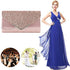 Womens Shiny Glitter Evening Clutch Envelope Handbag Chain Purse for Wedding Party Prom Gift for Mom Wife Girlfriend...