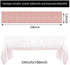 FGSAEOR Rose Gold Tablecloth, 12x108inch Sequins Table Runners and 54x108inch Plastic Table Cloths for Christmas Party Decorations, Sparkling Part...