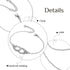 Handcuffs Anklet Bracelet stainless steel Cute Silver Anklets chain charm Foot Jewelry Accessories for Women Summer Beach...