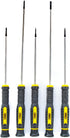 General Tools 604X 5 Piece Extended Length Phillips Head Magnetic Screwdriver Set for Hard to Reach Spaces - Black...