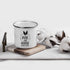 Andaz Press 11oz. Stainless Steel Hot Chocolate Campfire Coffee Mug, Rise And Shine Mother Cluckers, 1-Pack, Farm Chicken Barn Metal Enamel Campin...