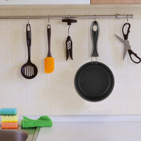 Mini Frying Pan, Single Egg Frying Pan Nonstick Serve Eggs Round Omelet Skillet Anti Heat Rubber Handle Small Tiny Pans Home Kitchen Cookware Uten...