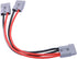 50A Connector Plug with 8AWG Wire, Y-Shaped Quick Connect Battery Harness, Forklift Plug Wire, Pair of Fixed Power Forklift connectors -30cm/0.98 ...