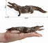 2 Pcs Simulated Crocodiles Model Figure Toy, Realistic Alligator Figurines Collection Playset Science Educational Props...