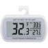AEVETE Waterproof Digital Refrigerator Thermometer Large LCD, Freezer Room Thermometer with Magnetic Back, No Frills Easy to Read...