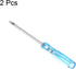 uxcell Mini Slotted Screwdriver, 2.0mm Flat Head 65mm Length for Small Appliances Repair, 2 Pcs...