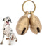 Copper Bell for Small Pet Collar 0.85 inch Bell for Dogs Collar Bell Tracker Noise Maker Anti-theft Bell(4pcs)...