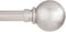 Kenney KN80102 Mercer Ball End Standard Decorative Window Curtain Rod, 36-66" Adjustable Length, Brushed Nickel Finish, 3/4" Diameter Steel Tube...