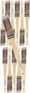12PK 1 inch Angle Brush Premium Wall/Trim House Paint Brush Set Great for Professional Painter and Home Owners Painting Brushes for Cabinet Decks ...