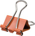JAM PAPER Colorful Binder Clips - Small - 3/4 Inch (19 mm) - Orange Binderclips - 25/Pack...