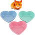 3 Pack Hamster Food Dish Small Cute Shape Food Bowl for Hamster Hedgehog Small Animals (Green, Blue and Pink)...