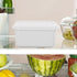 Mipcase Butter Dish with Lid, Plastic Butter Keeper Container 700ml Cheese Storage Containers for Kitchen...
