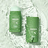 2PACK Girl Green Tea Solid Mask Green Tea Mask Stick Deep Cleaning Mud Mask Stick Oil Control Anti-Acne Eggplant Masks Purifying Clay Stick Mask S...