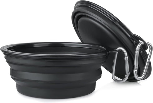Dog Bowl Pet Collapsible Bowls, 2 Pack Collapsible Dog Water Bowls for Cats Dogs, Portable Pet Feeding Watering Dish for Walking Parking Traveling...