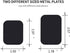 Best Tek Mount Metal Plate, Phone Magnet Sticker, Metal Plate for Magnetic Mount 8 Pack...