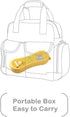 Training Chopsticks for Kids - Use Completely Harmless Material - Anti-dislocation Buckle Design - Includes Portable Box (Yellow)...