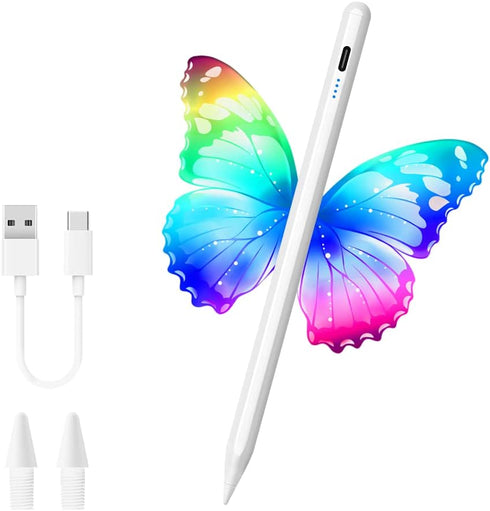 Stylus Pen for ipad 9th Gen, iPad Mini 5/6, iPad 6/7/8/10, iPad Air 3/4/5, Active Pencil 2nd Generation Fast Charge iPad Pencil Compatible with Ap...