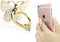Luxury 3D Shiny Crystal Bling Diamond Glitter Butterfly Re-Usable Metal Stainless Phone & Tablet Anti Drop Ring Stand Holder Universal...