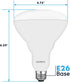 LUXRITE BR40 LED Light Bulbs, 85W Equivalent, 5000K Bright White, Dimmable, 1100 Lumens, LED Flood Light Bulb, 13W, E26 Medium Base, Indoor/Outdoo...