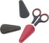 3pcs Leather Scissors Cover Protector Sewing Scissor Sheath for Embroidery Sewing Quilting Crafts (Black, Wine Red, Coffee)...