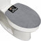 GORILLA GRIP Thick Memory Foam Bathroom Toilet Lid Seat Cover, Soft Velvet Topside, Machine Wash, Plush Cushioned Covers Fits Most Size Lids, Deco...