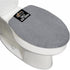 GORILLA GRIP Thick Memory Foam Bathroom Toilet Lid Seat Cover, Soft Velvet Topside, Machine Wash, Plush Cushioned Covers Fits Most Size Lids, Deco...