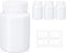 Empty Plastic Pill Bottle Medicine Bottles Reagent Chemical Container with Smooth Screw Lid For Liquid Solid Powder (150cc 4pack)...