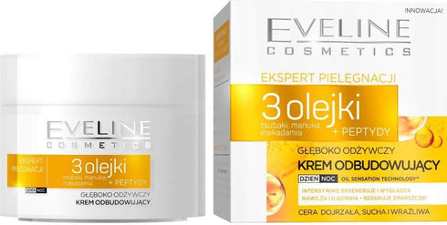 Skin Care Expert 3 Oils Deeply Nourishing and Restoring Day and Night Cream...