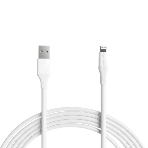 Amazon Basics - 1-Pack USB-A to Lightning ABS Charger Cable, MFi Certified for Apple iPhone 14 13 12 11 X Xs Pro, Pro Max, Plus, iPad, 10,000 Bend...