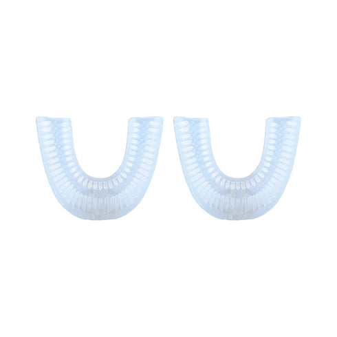 AutoBrush Silicone U Shaped Brush Head Replacement, Brush Head Refills, 360 Degree Oral Teeth Cleaning, Automatic Toothbrush Head Accessories, Adu...