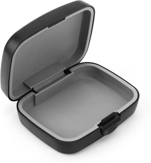 Hard Case, Portable Protective Case for Behind The Ear, in The Ear, All in The Canal (Black), Waterproof and...