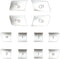 Silver Lock Unlock Button Cover Seat Memory Door Patch Switch Trim Interior Auto Decoration Replacement for Mercedes Benz GLK ML GL A B C E Class ...