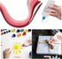 HLLMX 12 PCS Plastic Squeezable Tip Applicator Bottle with Needle Tip Caps Glue Bottle Applicator for Paint Quilling Craft, Glue, Liquid, Alcohol ...