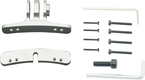 for Goggle Camera Base - Paintball Face Mask Mount Bracket Clamps?Silver?...