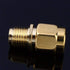SMA Female to RP-SMA Male Jack Adapter, 50ohm, Pure Brass, Antenna, Coaxial, 4 Pack...