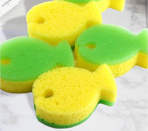 Generic Heavy Duty Scrub Sponge-5 Count, Cleaning Sponge, Cute and Funny Kitchen Dish Sponge, Effortless Cleaning Eco Scrub Pads for Dishes,Pots,P...