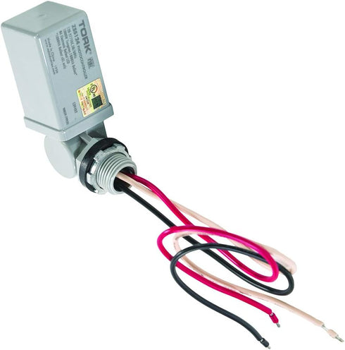 TORK ZSS124 Electronic Photocontrol Stem & Swivel-Advanced LongLife ZeroCross-Instant Response-8A LED Rated-105-305V, 1 Count (Pack of 1)...