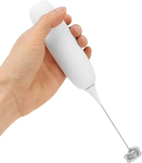 Milk Frother Handheld, Battery Operated Milk Frother Foam Maker Egg Beater Household For Coffee, Latte, , Hot Chocolate, Mini Drink Mixer, Small B...