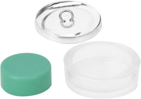 Cover Button Kit, Fabric Covered Button Kit, Flat Back Button Covers Kit, Buckle Making Tool for DIY Handmade Crafts(30mm)...