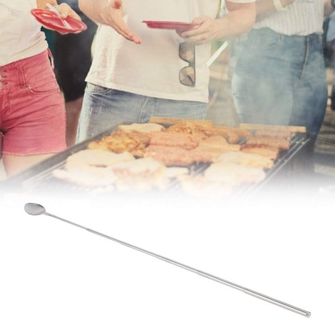Spoon Spoon Stainless 24 Inches Stainless Steel Mixing Spoon Long Telescopic Stirring Spoon Stretchable Cocktail Shaker Spoon for Barbecue Tablewa...
