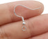 200 PCS/100 Pairs 925 Silver Hypo-allergenic Earring Hooks Fish Hook Ear Wires French Wire Hooks Jewelry Findings Earring Parts DIY Making with 20...