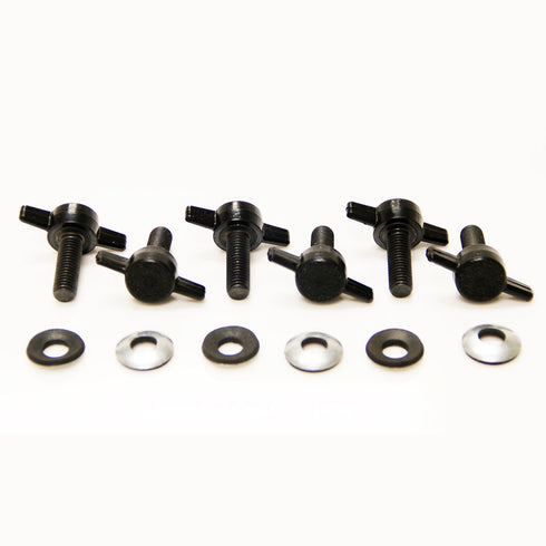 Xprite 6 Tee Knobs Set Hard Top Quick Removal Change Kit For 2007-2018 Jeep Wrangler Sport Sahara Rubicon Freedom (Replace Torx Bolts)...