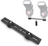 Dual Flash Bracket 8in/20.3cm Camera Mount Tripod Bracket with 1/4 Screw Hot Shoe Flash Light Bracket for LED Light Microphone 3D Stereo Stereosco...