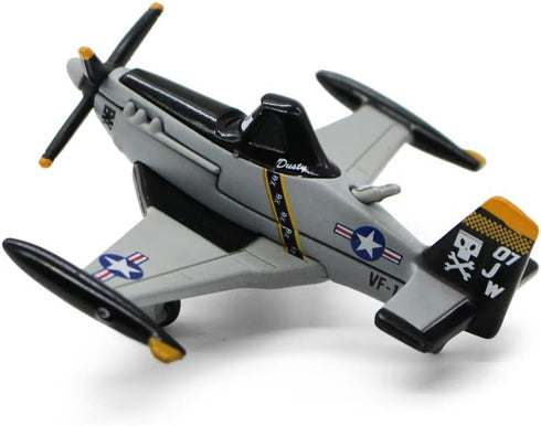 Planes Fire and Rescue?No.7 navy dusty Planes 1:55 Metal Diecast Educational Toys Planes Model...