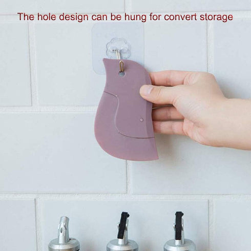 2pcs Penguin Shape Baking Tool Soft Cleaning Blade Scraper Oil Dish Plate Scraping Dirty Stains Cleaning Wiping Board Kitchen Accessories 11x7 cm,...